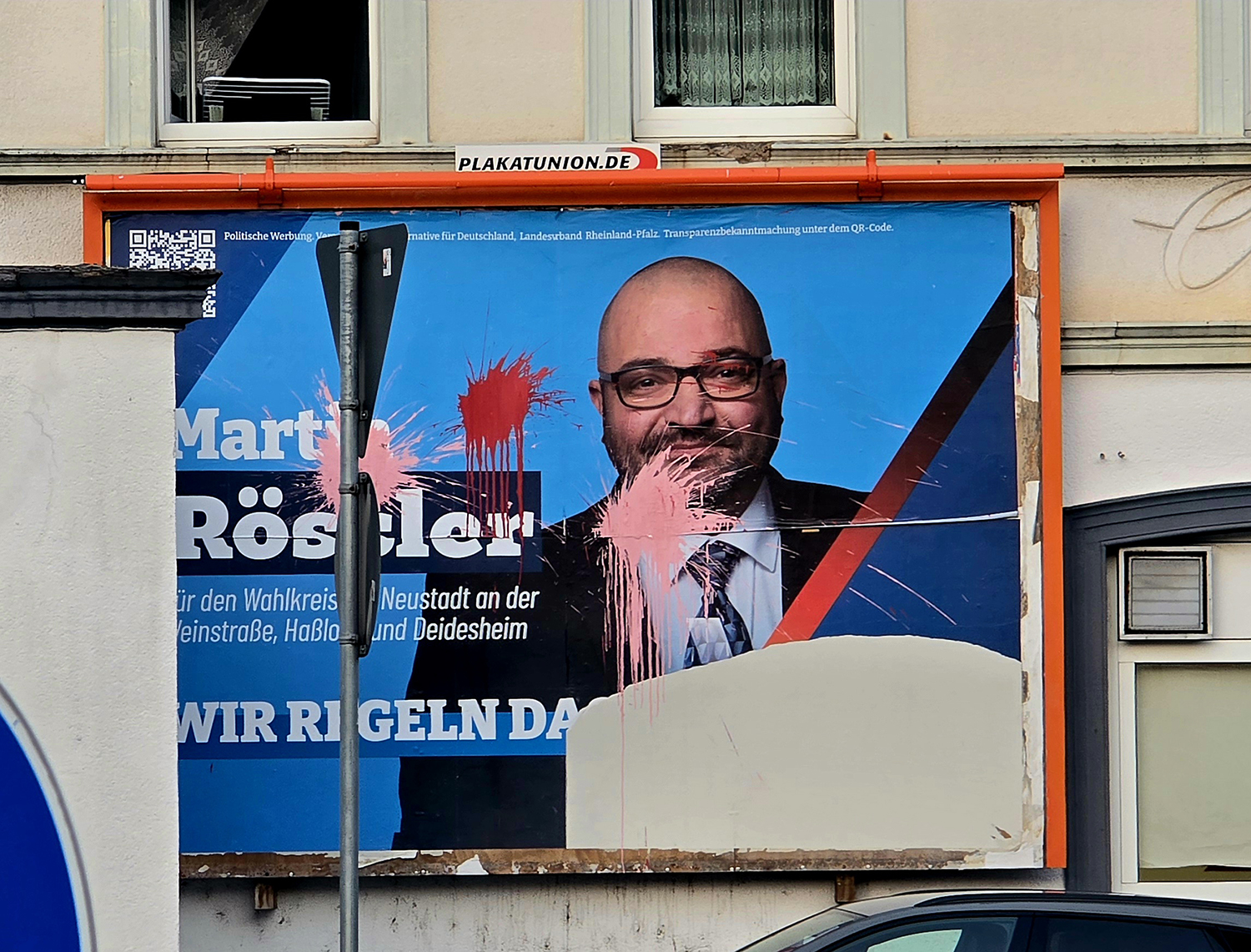 Massive Sachbeschädigung an AfD-Wahlplakaten am Tag der Demokratie 1 Massive Sachbeschädigung an AfD-Wahlplakaten am Tag der Demokratie